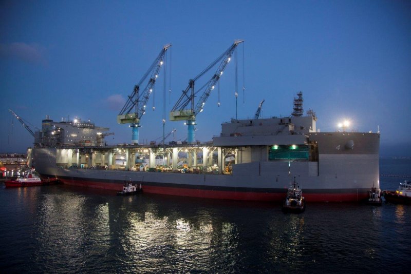 Экспедиционная военно-морская плавучая база ВМС США USS Hershel Woody Williams