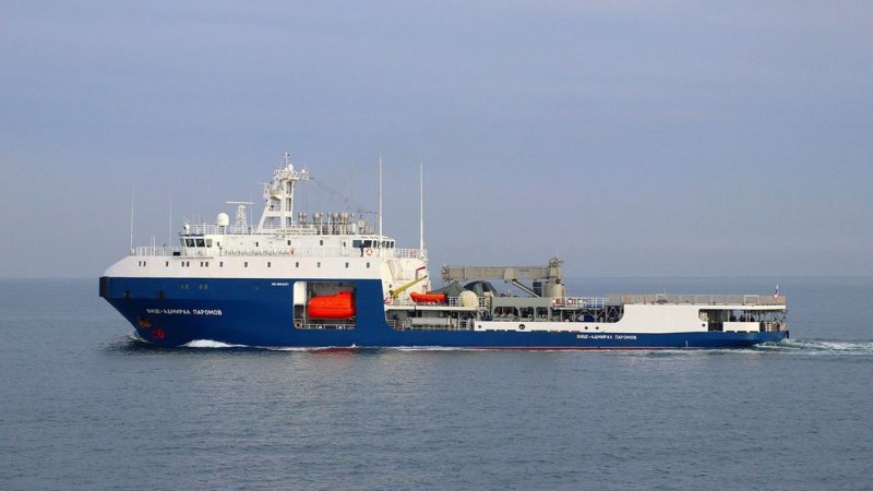 Подорвали корабль на Азовском море