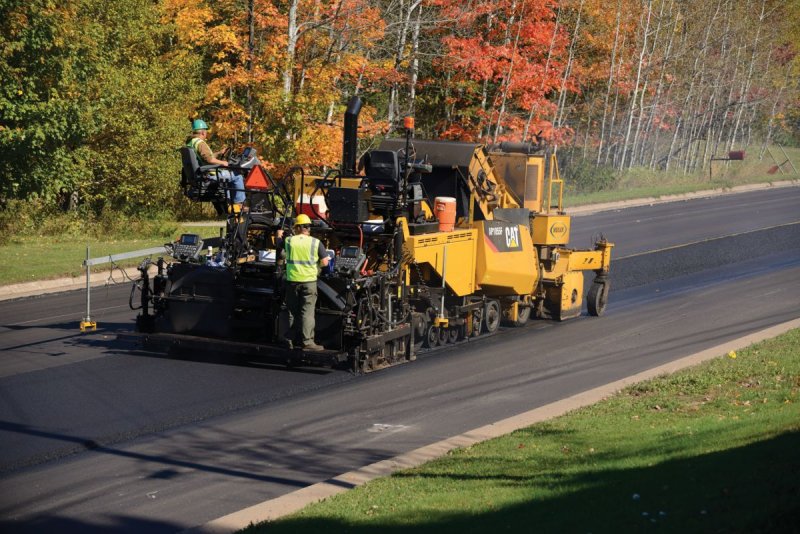 Асфальтоукладчика Caterpillar ap1055f