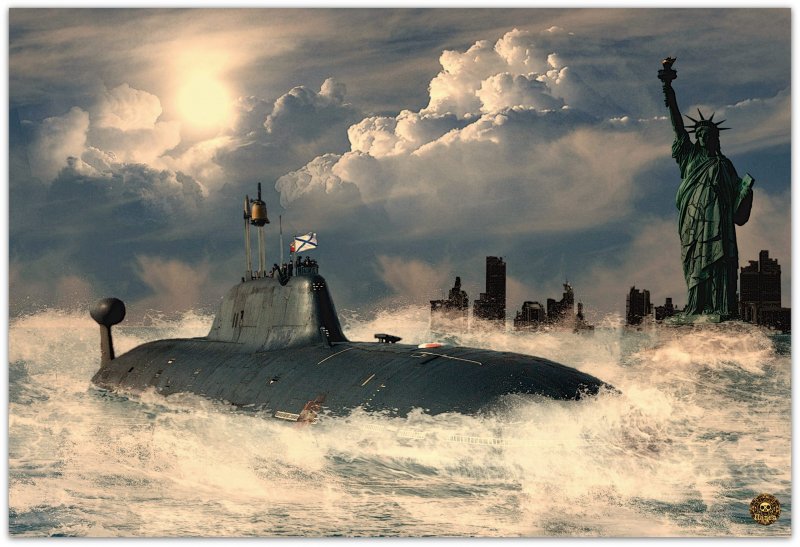 Закат на море