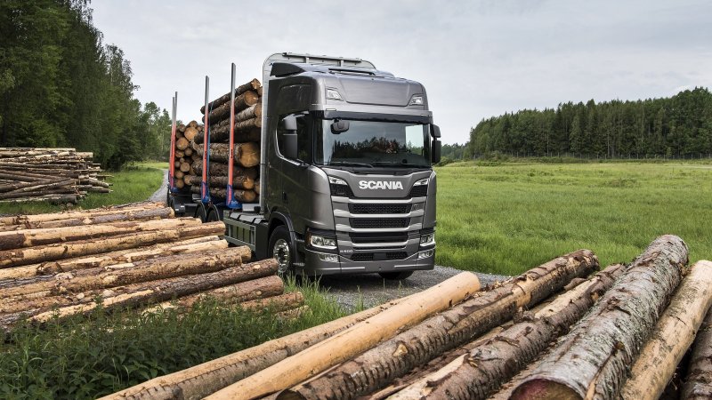 Scania next Generation лесовоз