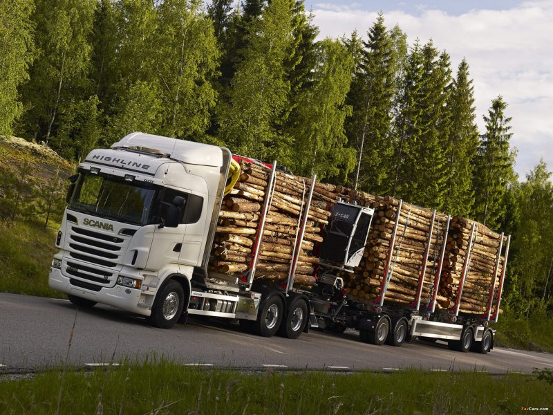 Scania r730 лесовоз
