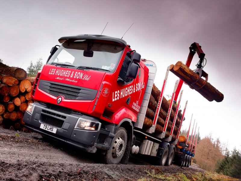 Renault Trucks лесовозы