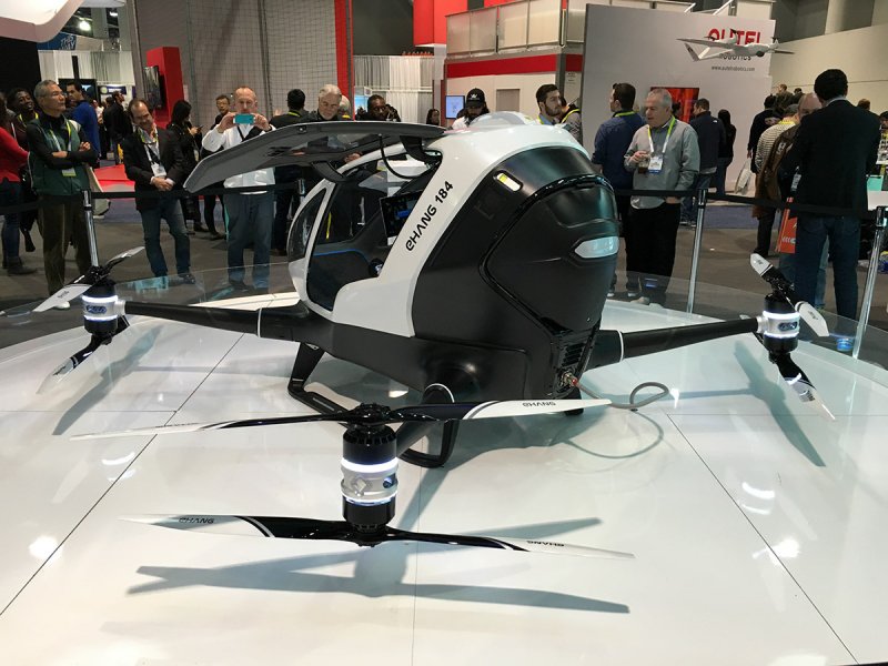Пассажирский дрон Ehang 184