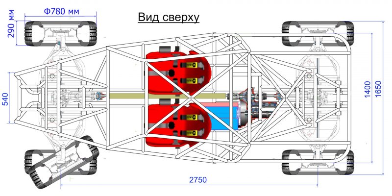 Багги чертежи с размерами