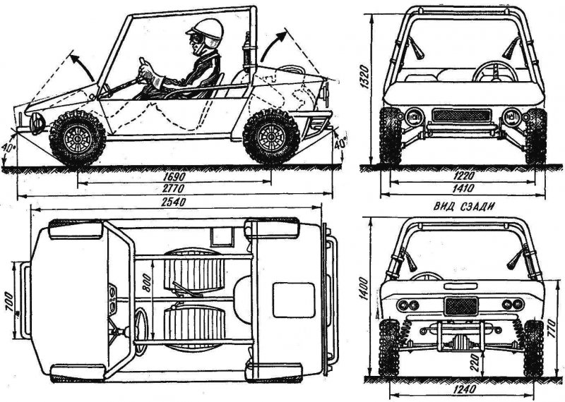 Чертежи багги 4х4