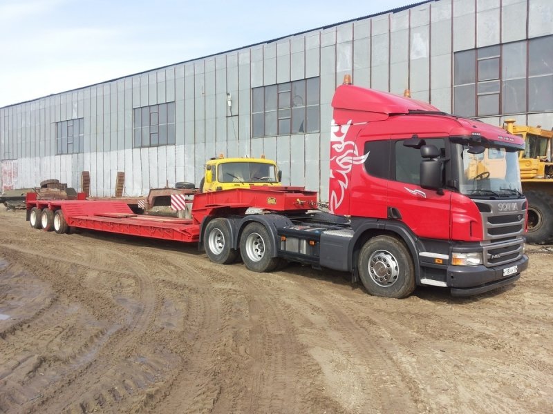Низкорамный трал Scania p440a6x4nz