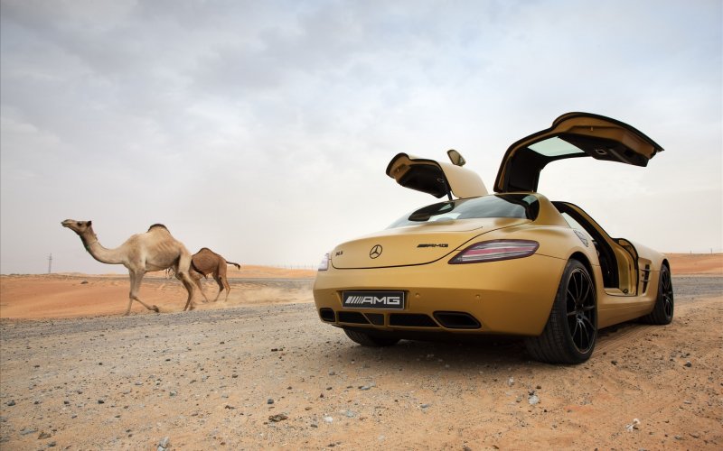 Мерседес SLS AMG 1920x1080