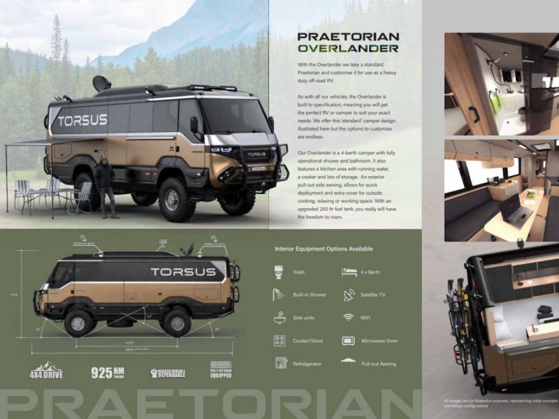 Torsus Praetorian автобус