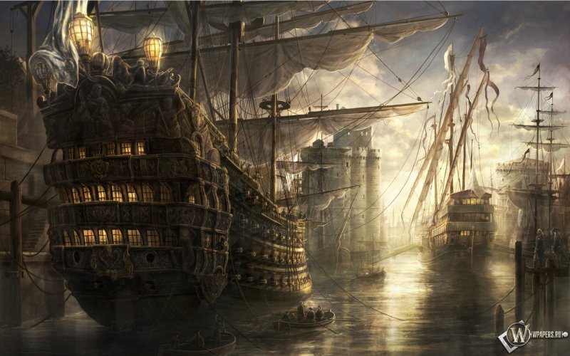 Художник Сарел Терон. Галеон.