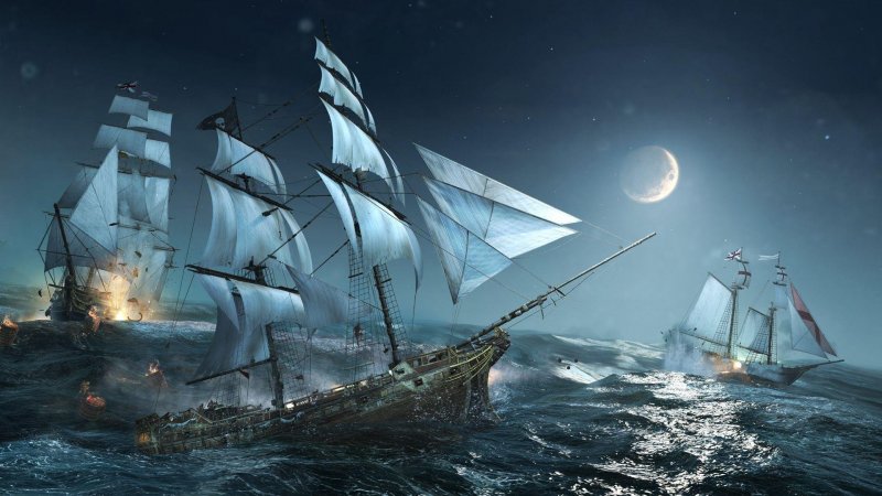 Ассасин Крид морские сражения