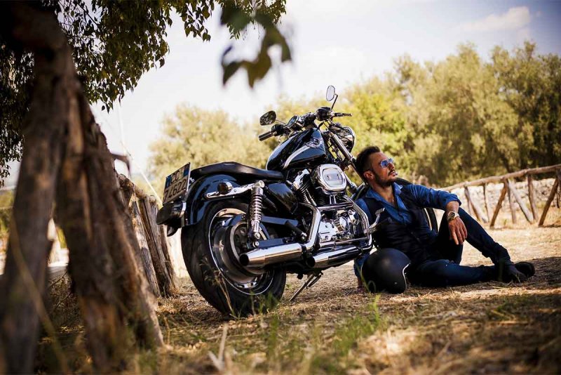 Harley Дэвидсон байкер