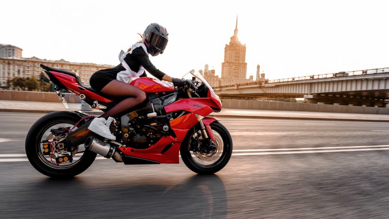 Мототаня мотоцикл Kawasaki