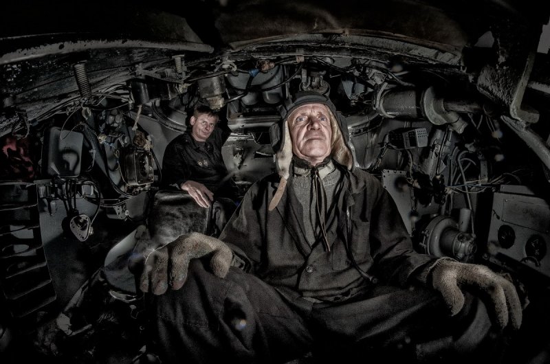 Т72 с открытым люком