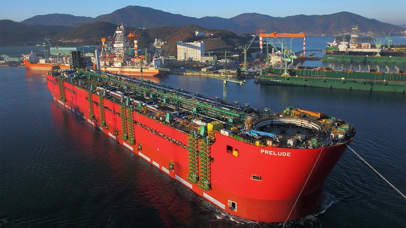 Плавучий завод Prelude FLNG