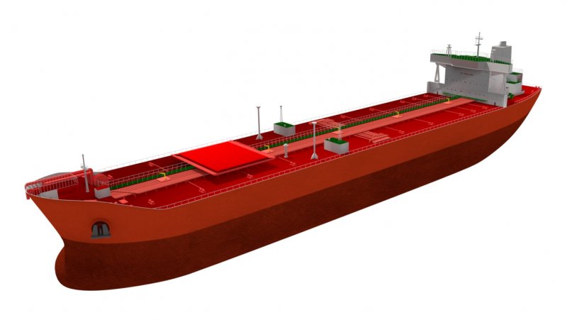 Танкер Речной 3d model