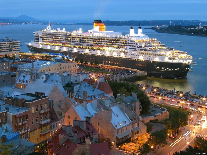 Круизный корабль Queen Mary обои