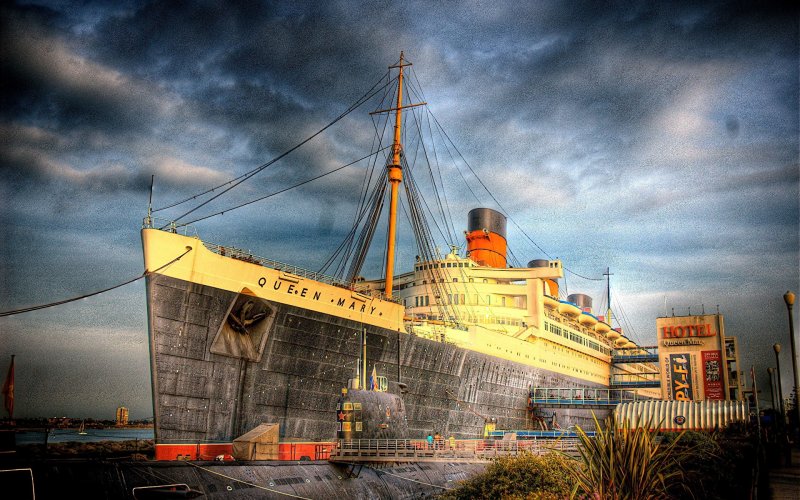 Круизный корабль Queen Mary обои