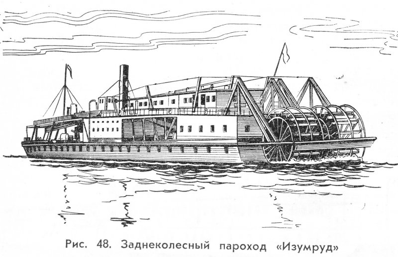 Пароход Фридрих Энгельс на ангаре