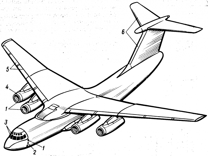 Ил 76 эскиз