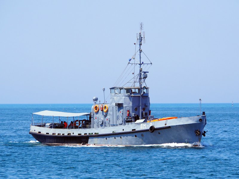Морской водолазный бот пр 535