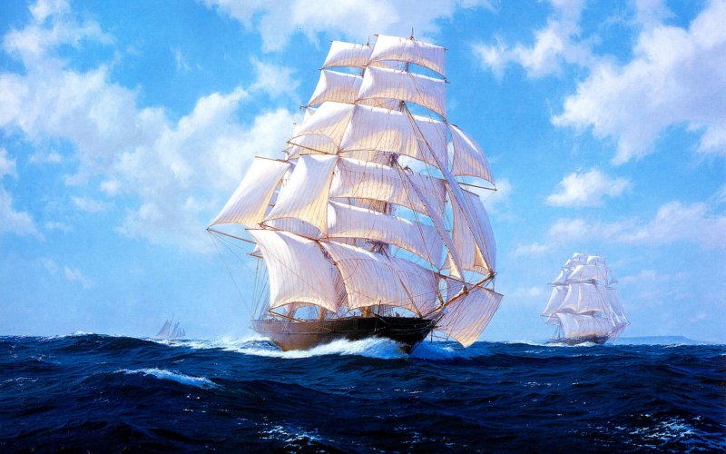 Альфред Дженсен. Корабль