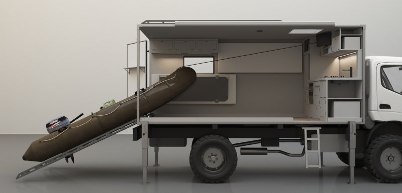 Жилой модуль geocamper на Toyota Hilux