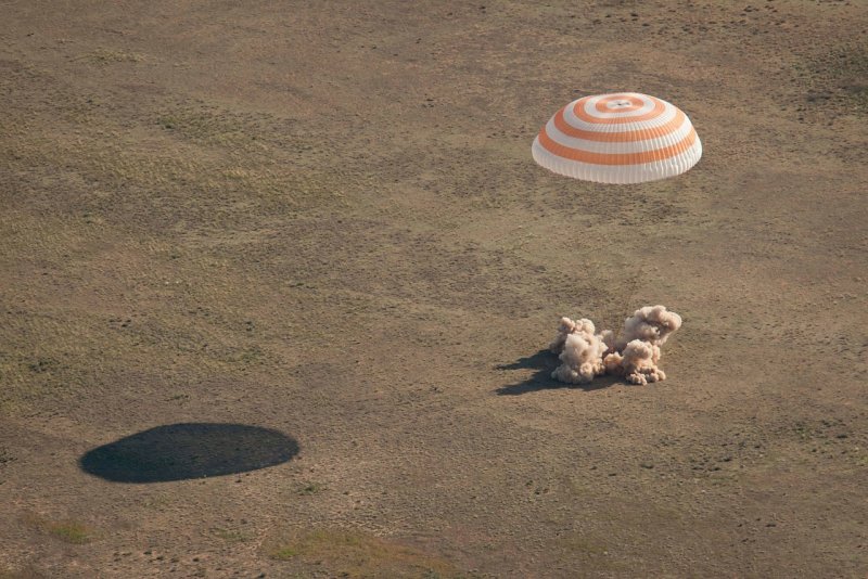 Возвращение Космонавтов на землю