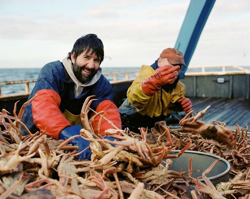 Промысел краба в Охотском море