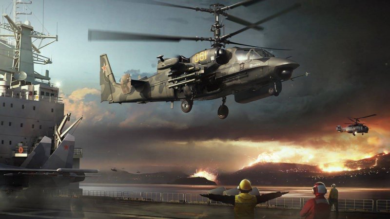 Вертолет ка-52 "Аллигатор"