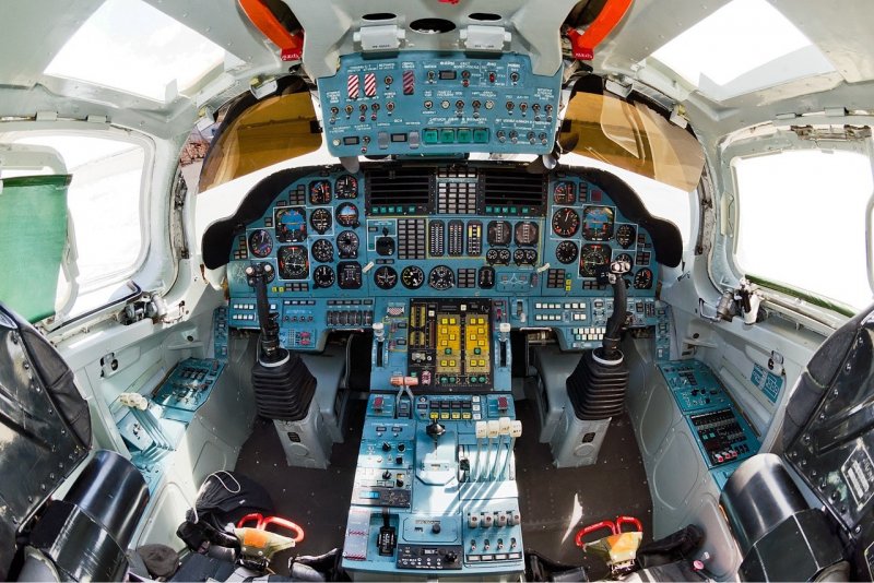 Ту-128 перехватчик кабина