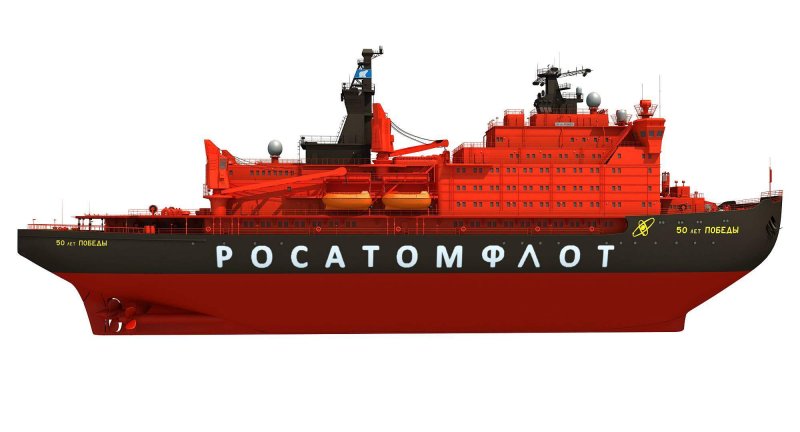 Ледокол Ямал модель