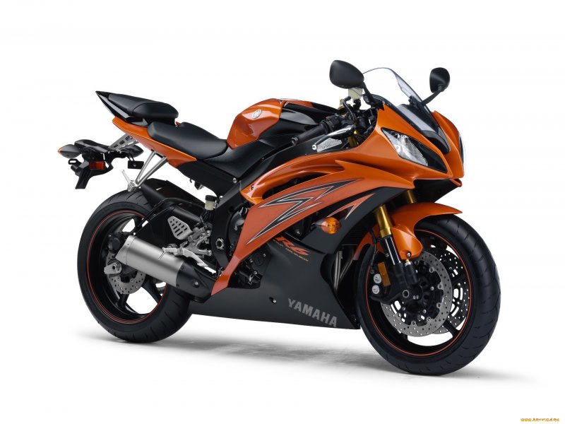 Мото Yamaha r1 оранжевый
