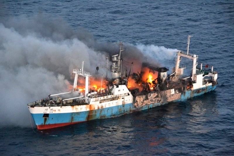 Пожары на морских судах
