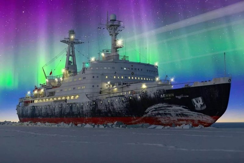 Мурманск порт ледокол Ленин