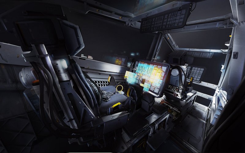 Кабина пилота Star Citizen