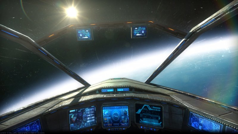 Кабина пилота Star Citizen