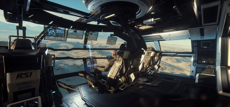 Star Citizen корабли изнутри