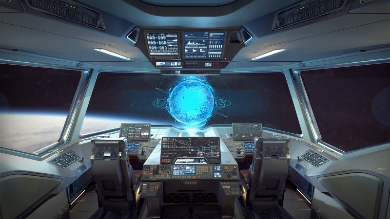 Кабина пилота Star Citizen