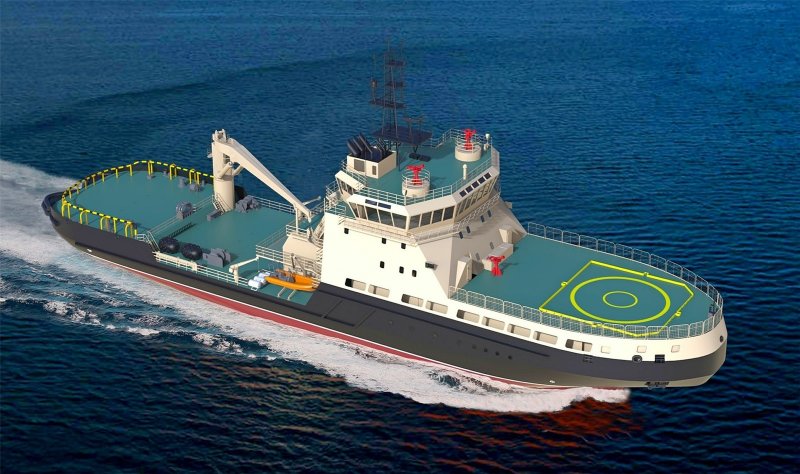 Портовый ледокол «Обь» (проект «Aker Arc 124»)