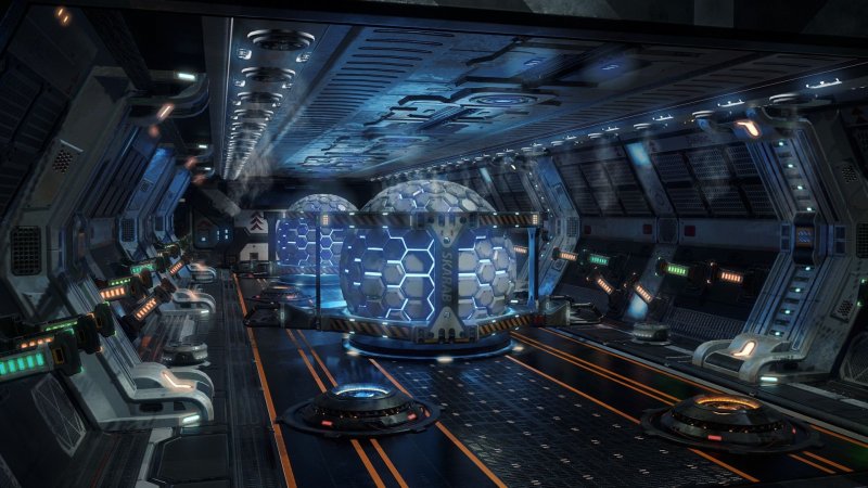 Sci Fi интерьер реакторной