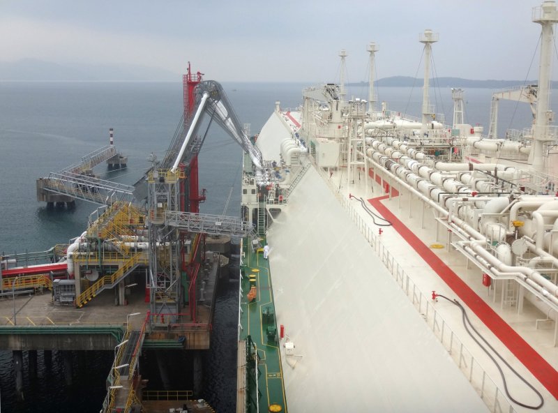 Погрузка нефти на танкер