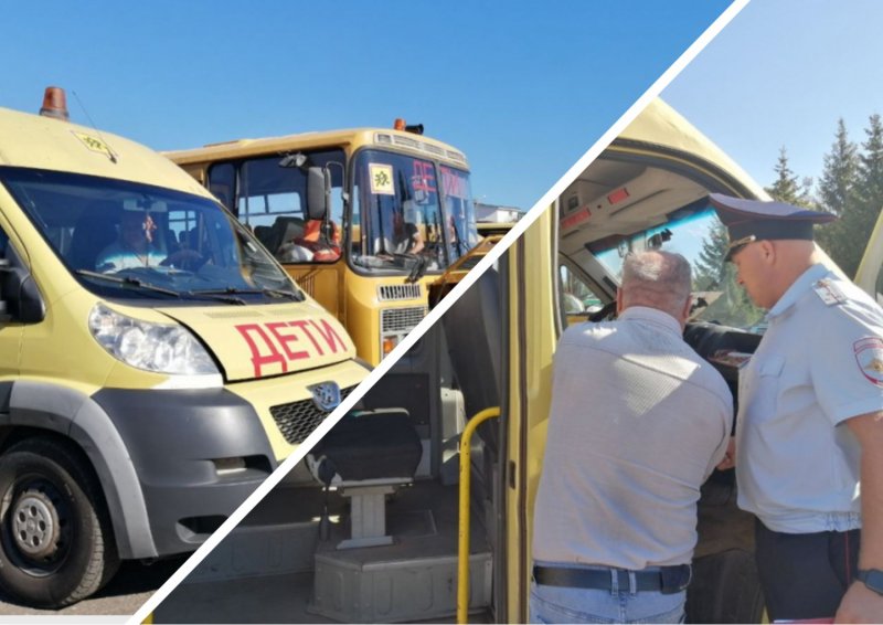 Желтый школьный автобус США