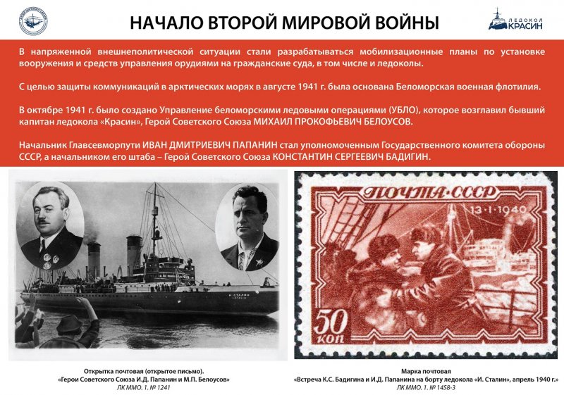 Экипаж ледокола Красин