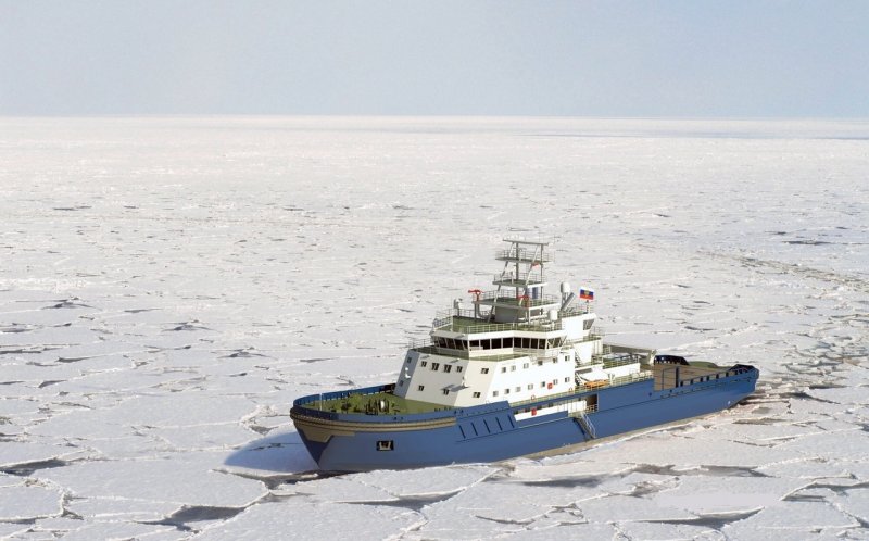 Ледокол Обь проекта Aker Arc 124