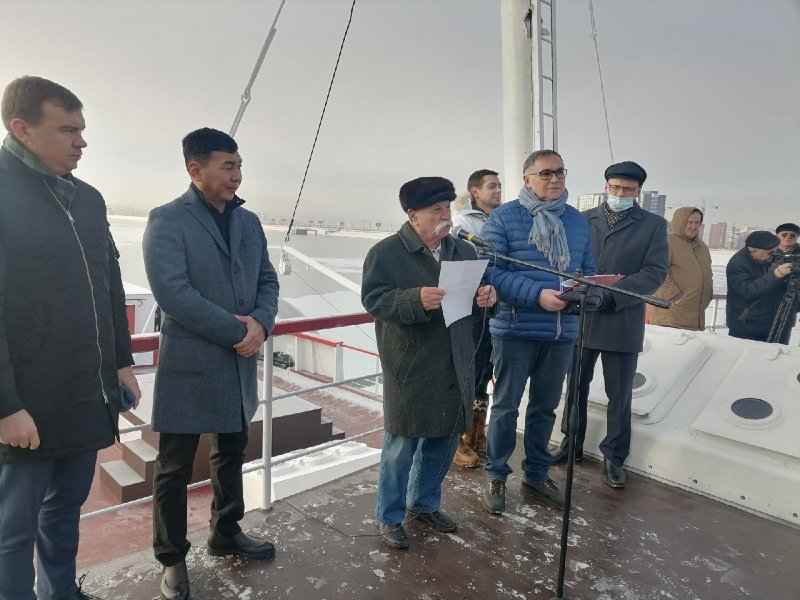 Карское море шторм