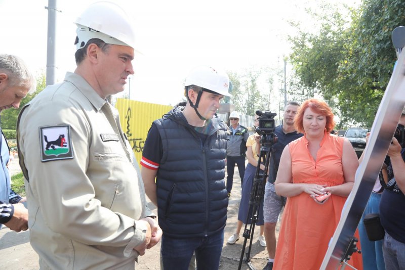 Ледяной городок Братск