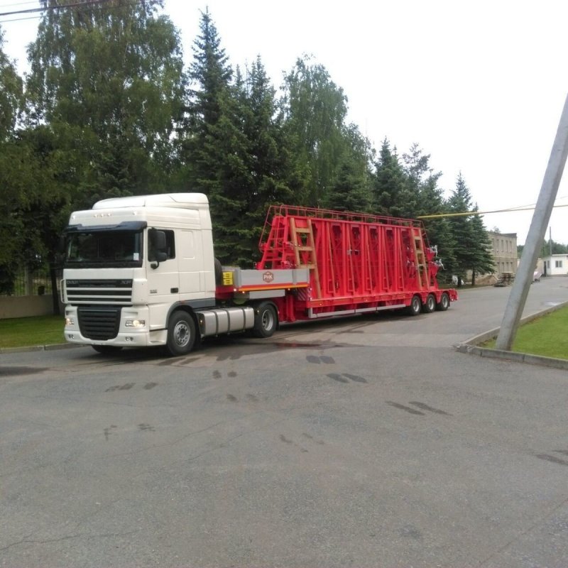 Полуприцепы панелевозы хребтовые
