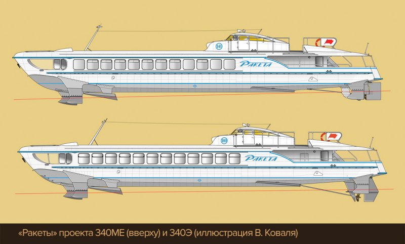 Теплоход СПК ракета