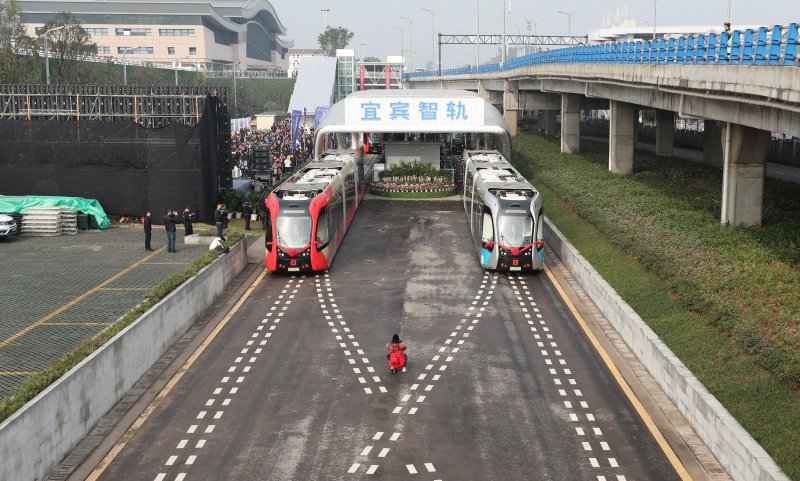 Трамвай Китай China trams